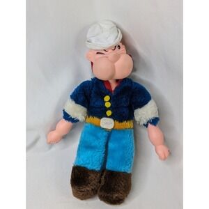 Etone Popeye Doll Plush 9 Inch 1984 Stuffed Animal Toy